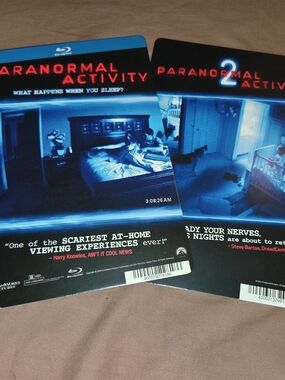 Blockbuster Paranormal Activity Promo Display Card Bundle (Lot of 2)